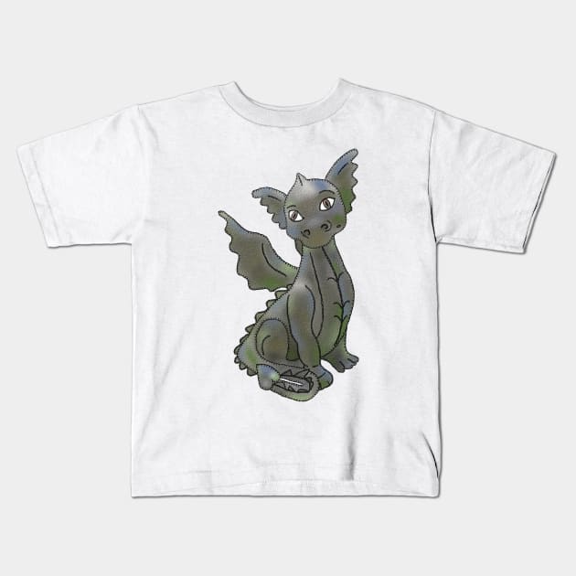 einfacher Drache Kids T-Shirt by Blumchen